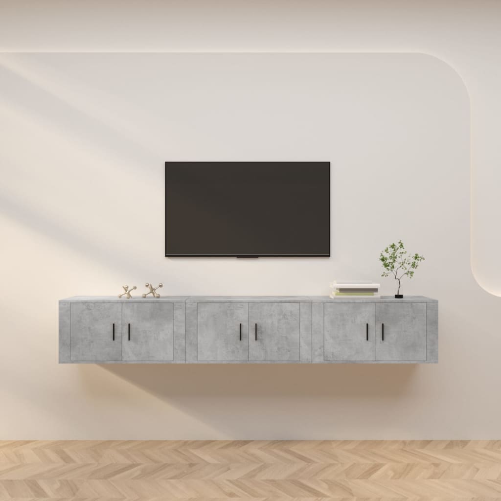 vidaXL Tv-wandmeubels 2 st 57x34,5x40 cm wit