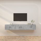 vidaXL Tv-wandmeubels 2 st 57x34,5x40 cm wit