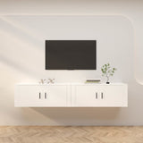 vidaXL Tv-wandmeubels 2 st 57x34,5x40 cm wit
