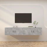 vidaXL Tv-wandmeubels 2 st 57x34,5x40 cm wit