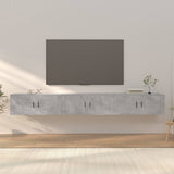 vidaXL Tv-wandmeubels 2 st 57x34,5x40 cm wit