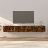 vidaXL Tv-wandmeubels 2 st 57x34,5x40 cm wit