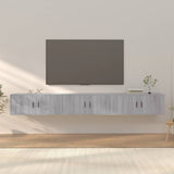 vidaXL Tv-wandmeubels 2 st 57x34,5x40 cm wit