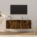 vidaXL 2-delige Tv-meubelset bewerkt hout wit