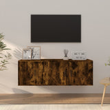 vidaXL 2-delige Tv-meubelset bewerkt hout wit