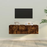 vidaXL 2-delige Tv-meubelset bewerkt hout wit