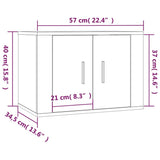 vidaXL 3-Piece TV Cabinet Set Engineered Wood White