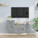 vidaXL 2-Piece TV Cabinet Set Engineered Wood High Gloss White
