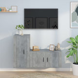 vidaXL 2-delige Tv-meubelset bewerkt hout wit