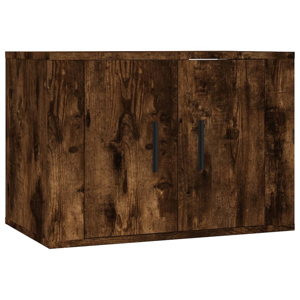 vidaXL 4-delige Tv-meubelset bewerkt hout wit