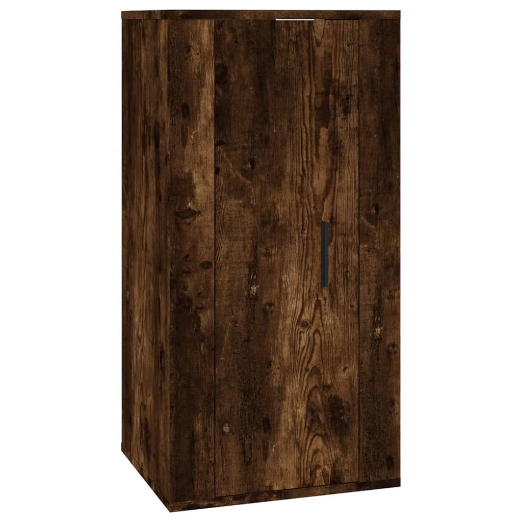 vidaXL 4-delige Tv-meubelset bewerkt hout wit