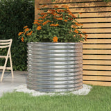 vidaXL Plantenbak 40x40x36 cm gegalvaniseerd staal groen
