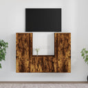 vidaXL 3-delige Tv-meubelset bewerkt hout wit