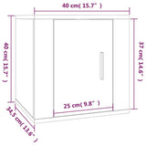vidaXL 5-piece TV Cabinet Set Engineered Wood White