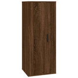 vidaXL 5-delige Tv-meubelset bewerkt hout wit