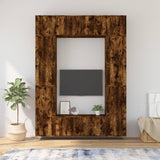 vidaXL 8-delige Tv-meubelset bewerkt hout wit