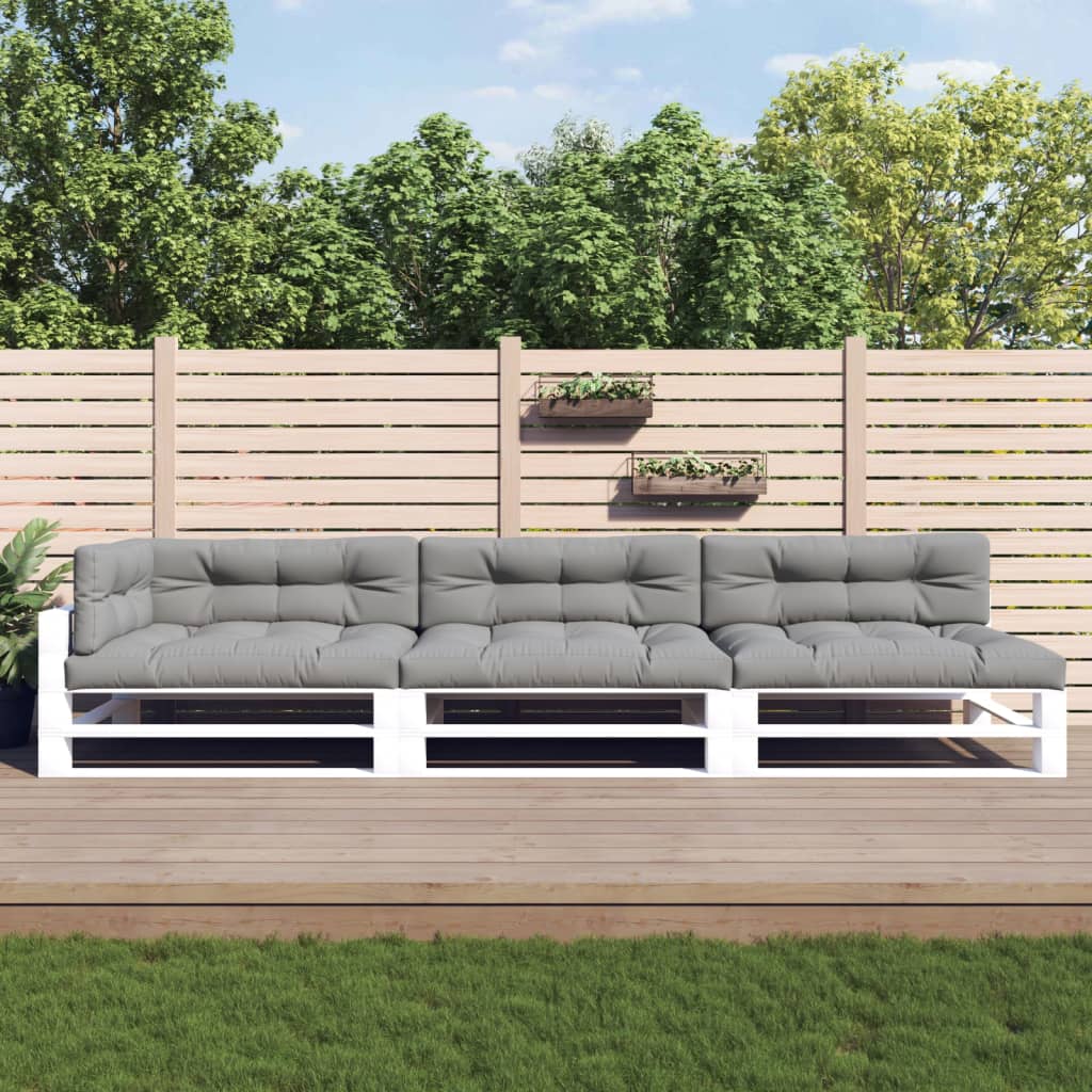 vidaXL Pallet Cushions 7 pcs Fabric Anthracite