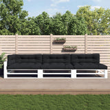 vidaXL Pallet Cushions 7 pcs Fabric Anthracite