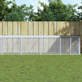 vidaXL Chicken Coop with Roof 103x98x90 cm Galvanised Steel Anthracite