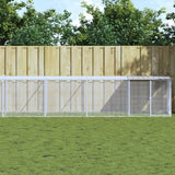 vidaXL Chicken Coop with Roof 103x98x90 cm Galvanised Steel Anthracite