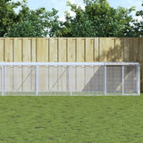 vidaXL Chicken Coop with Roof 103x98x90 cm Galvanised Steel Anthracite