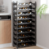 vidaXL Stackable 12-Bottle Wine Rack PP