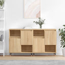 vidaXL Sideboards 2 pcs engineered wood white