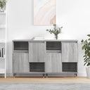 vidaXL Sideboards 2 pcs engineered wood white