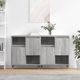 vidaXL Sideboards 2 pcs engineered wood white