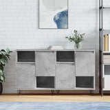 vidaXL Dressoirs 2 st bewerkt hout wit