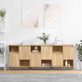 vidaXL Sideboards 2 pcs engineered wood white