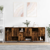 vidaXL Sideboards 2 pcs engineered wood white