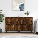 vidaXL Dressoirs 2 st bewerkt hout wit