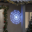 vidaXL Éclairage de fête 2 pièces 140 LED chaudes 17 cm