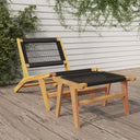 vidaXL Garden Chair Solid Teak Wood