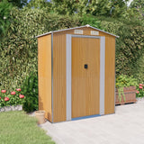 vidaXL Tuinschuur 192x108x223 cm gegalvaniseerd staal groen