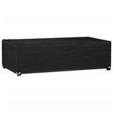 vidaXL Tuinmeubelhoezen poly rattan 2 st 4-persoons 113x113 cm