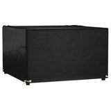 vidaXL Tuinmeubelhoezen poly rattan 2 st 4-persoons 113x113 cm