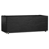 vidaXL Tuinmeubelhoezen poly rattan 2 st 4-persoons 113x113 cm