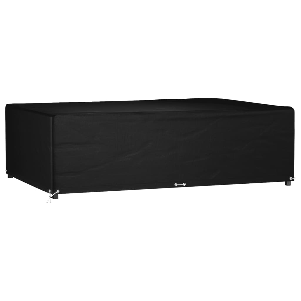 vidaXL Tuinmeubelhoezen poly rattan 2 st 4-persoons 113x113 cm