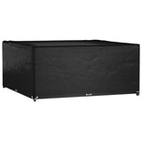 vidaXL Tuinmeubelhoezen poly rattan 2 st 4-persoons 113x113 cm