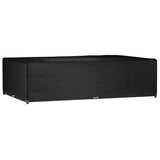 vidaXL Tuinmeubelhoezen poly rattan 2 st 4-persoons 113x113 cm