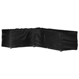 vidaXL Tuinmeubelhoezen 2 st L-vormig 12 oogjes 250x250x90 cm