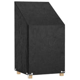 vidaXL Tuinstoelhoezen 2 st met 8 oogjes 65x65x80/120 cm polyetheen