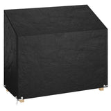 vidaXL Tuinbankhoezen 2 st 8 oogjes 130x70x70/88 cm polyetheen