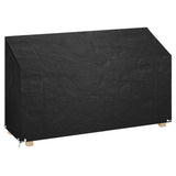 vidaXL Tuinbankhoezen 2 st 8 oogjes 130x70x70/88 cm polyetheen