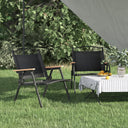vidaXL Campingstoelen 2 st 54x43x59 cm oxford stof beige