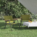 vidaXL Campingstoelen 2 st 54x43x59 cm oxford stof beige