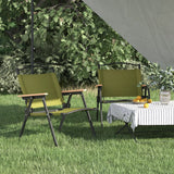 vidaXL Campingstoelen 2 st 54x43x59 cm oxford stof beige