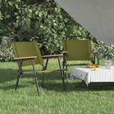 vidaXL Campingstoelen 2 st 54x43x59 cm oxford stof beige